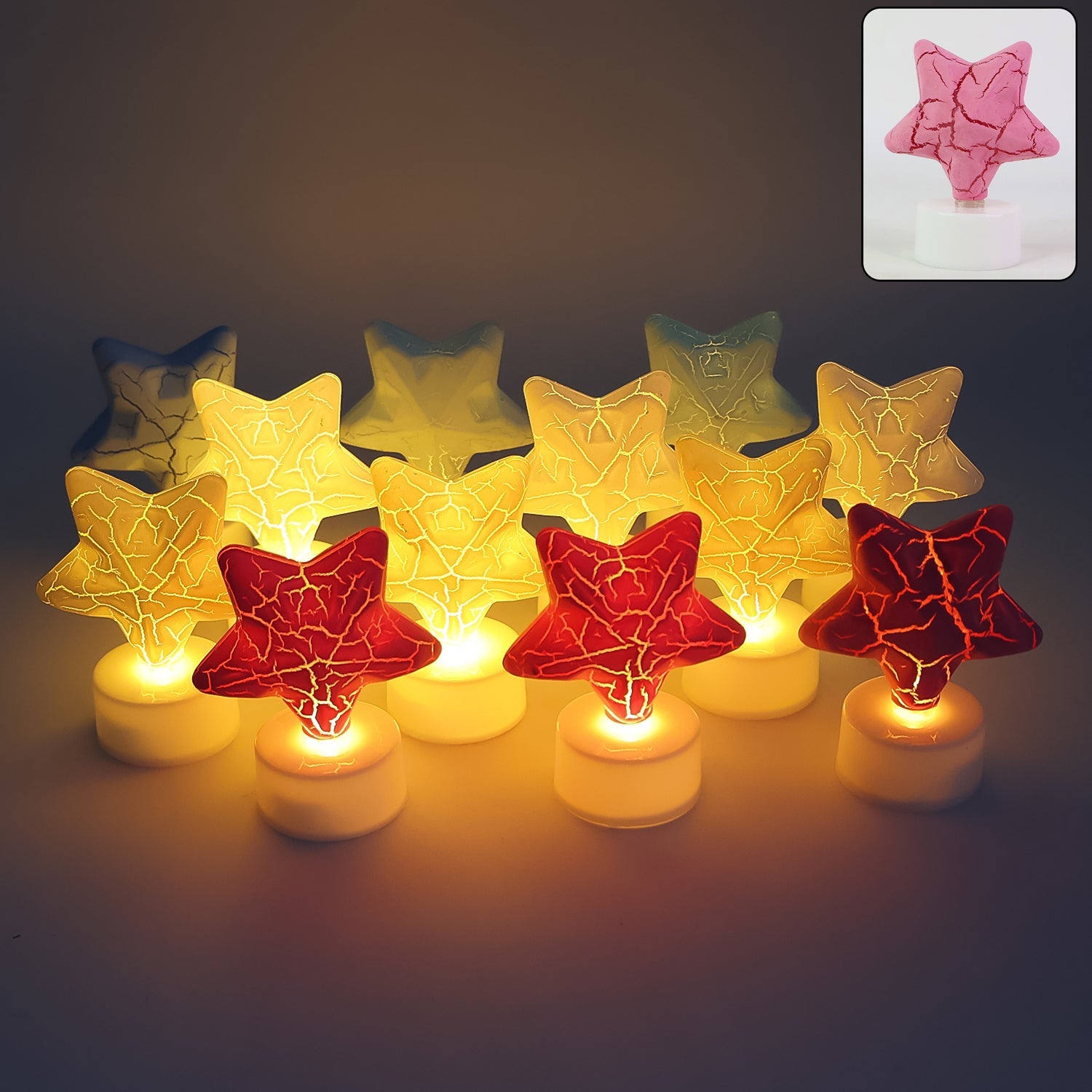 Decorative Apple Shape LED Tealight Candles Decorative Apple Shape LED Tealight Candles